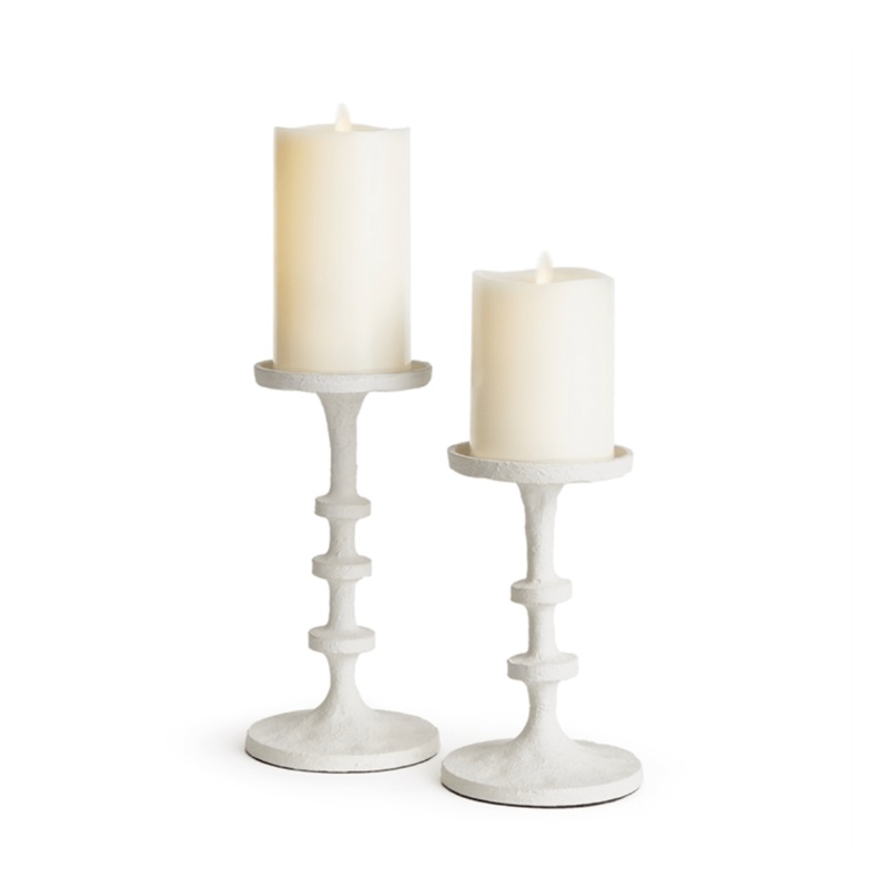 Abacus Petite Candle Stand – White