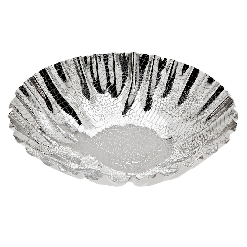 Badash Croco Scalloped Bowl