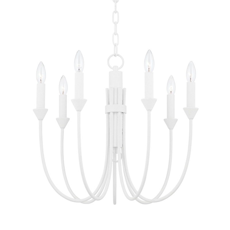 FLOOR MODEL – Cate Chandelier – Gesso White