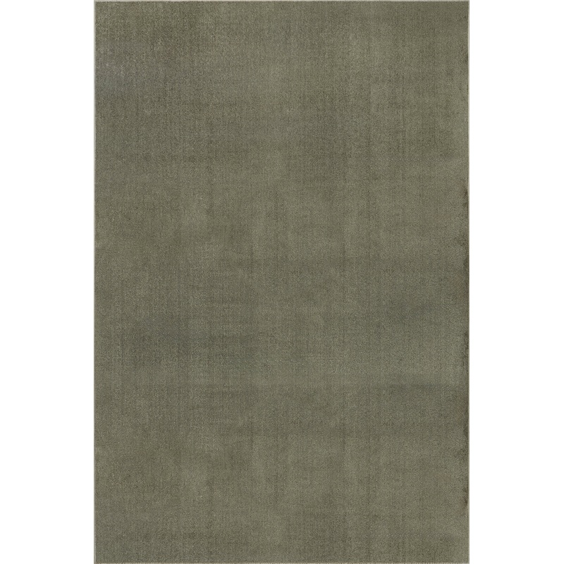 Nori Lustered Solid Washable Rug | Sage Green