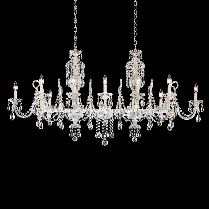 Schonbek S6912 Sterling Linear 12-lt 58″ Chandelier