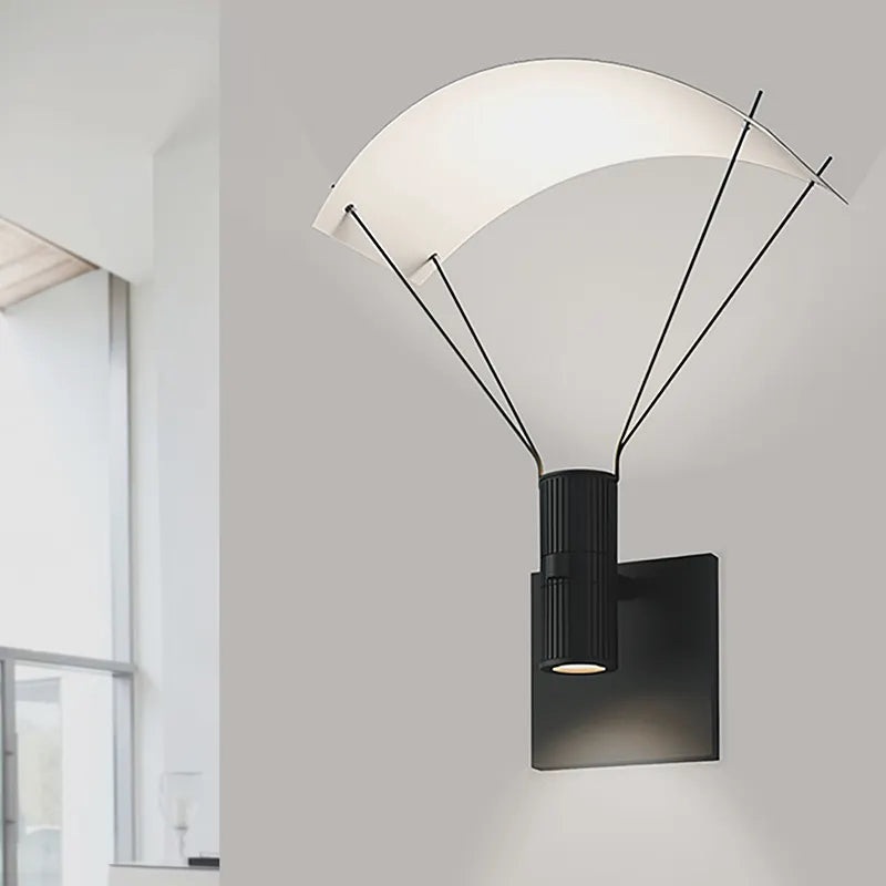 Sonneman SLS0211 Suspenders 13″ Tall Standard Single LED Wall Sconce -Bar-Mounted Duplex Cylinder / Snoot Flood Lens / Parachute Reflector
