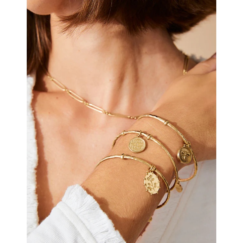 Splash Forget Me Not Charming Cuff