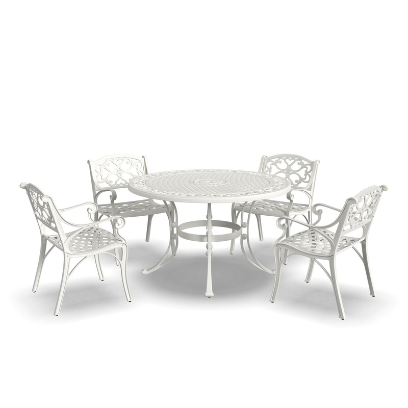 Traditional 5 Piece Outdoor Dining Set By Sanibel