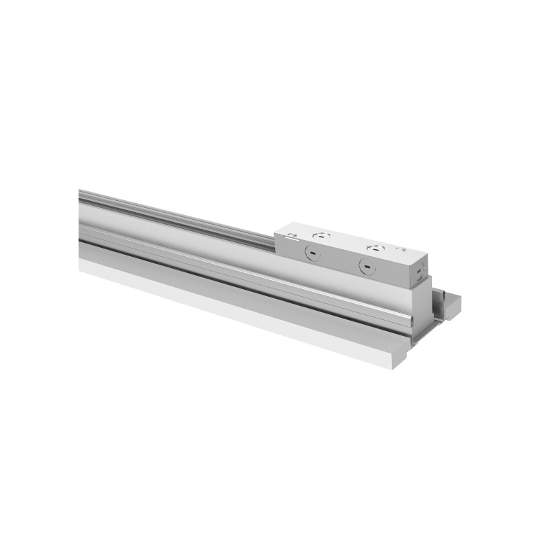 WAC S2CG204 Ventrix 4-ft Recessed Grid Channel with Feed End
