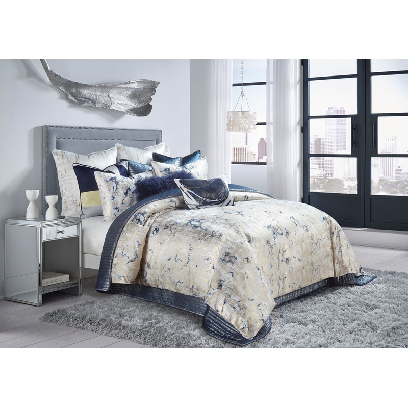Amalfi Navy Gold Duvet