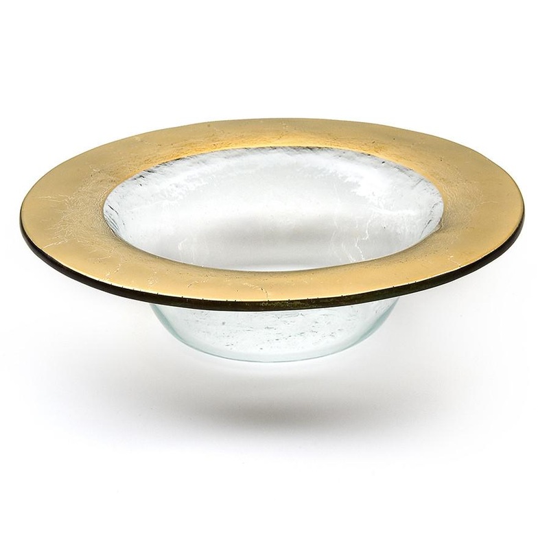 Annieglass Roman Antique 8″ Wine Coaster