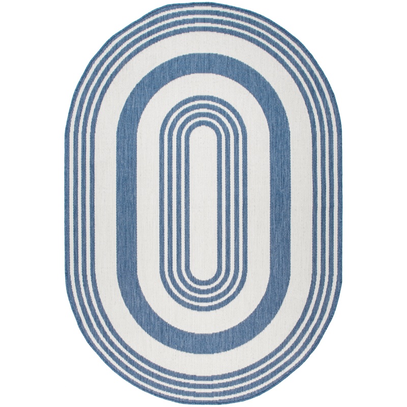 Regency Stripes Indoor/Outdoor Rug | Blue