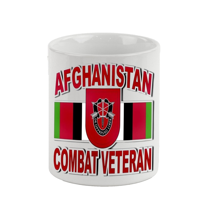 SUBLIMART: Veteran – Mug ‘Afghanistan Combat Veteran’ (Design #14)