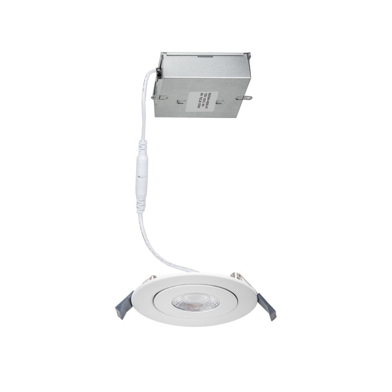 WAC R4ERAR Lotos 4″ LED Adjustable Gimbal Trim Canless Downlight, CCT Selectable