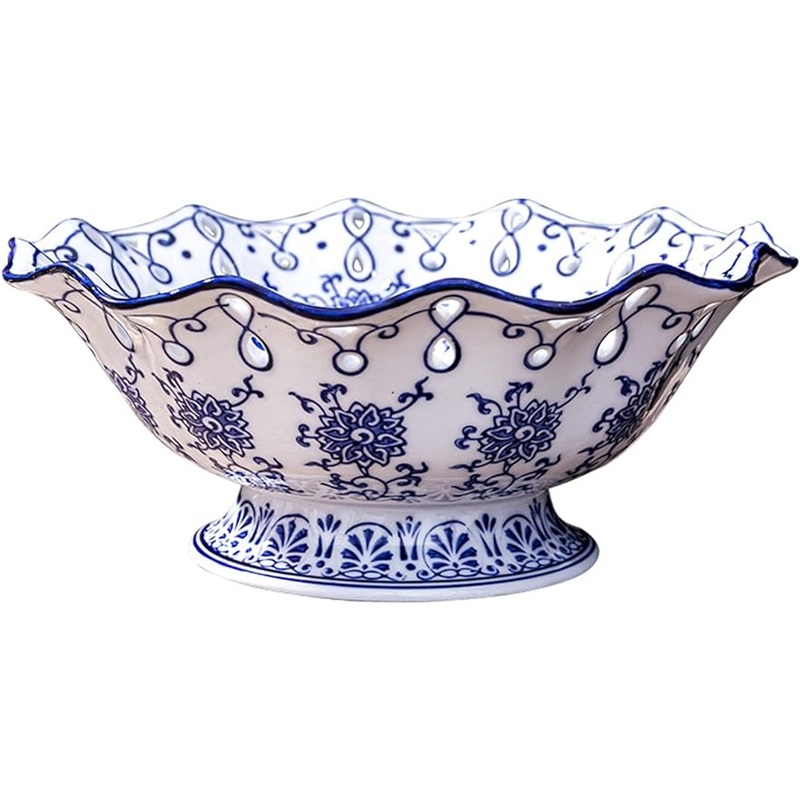 Blue & White Fruit Bowl
