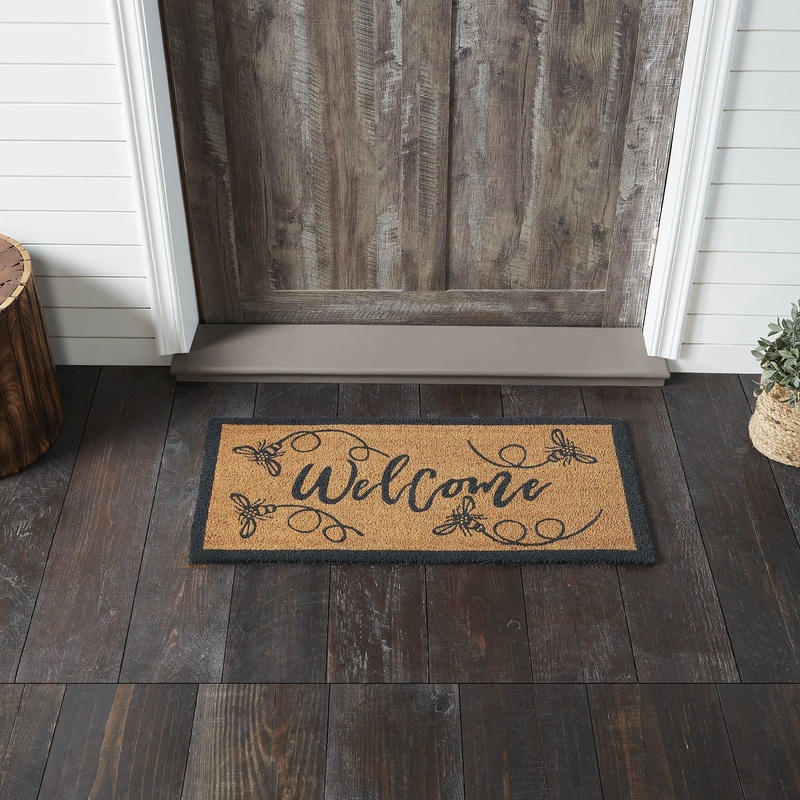Buzzy Bees Coir Welcome Rug Rect 17×36
