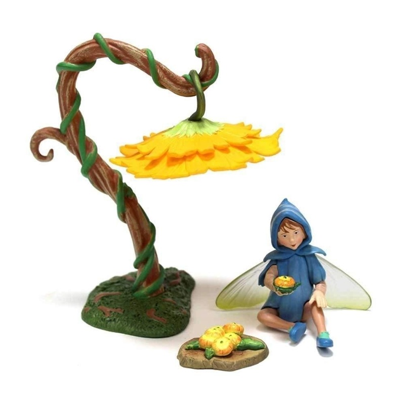 Flower Fairies Secret Garden Scilla Fairy with Umbrella Flower