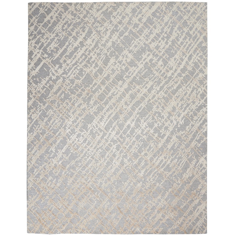 Nourison Divine 8’6″ x 11’6″ Sand Storm Modern Indoor Rug