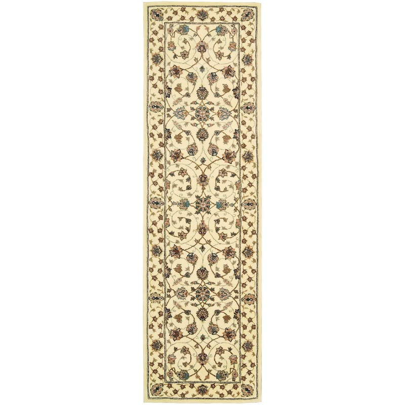 Nourison Nourison 2000 2’3″ x 8′ Ivory Traditional Indoor Rug