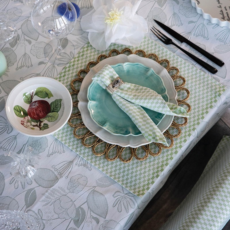 Rutan Organic Cotton Woven Table & Kitchen Textiles Collection