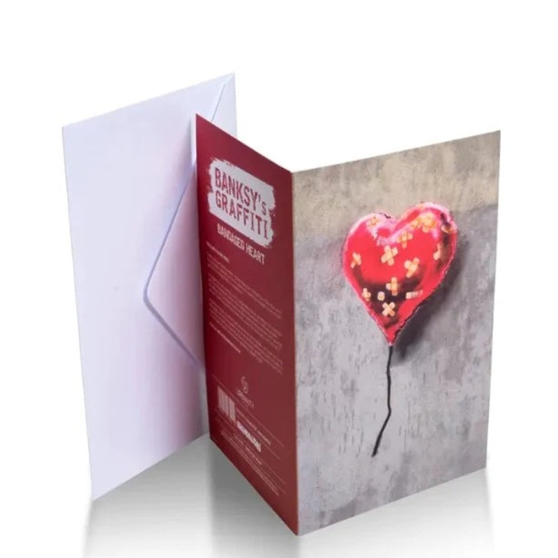 Banksy Scented Greeting Card – Bandaged Heart