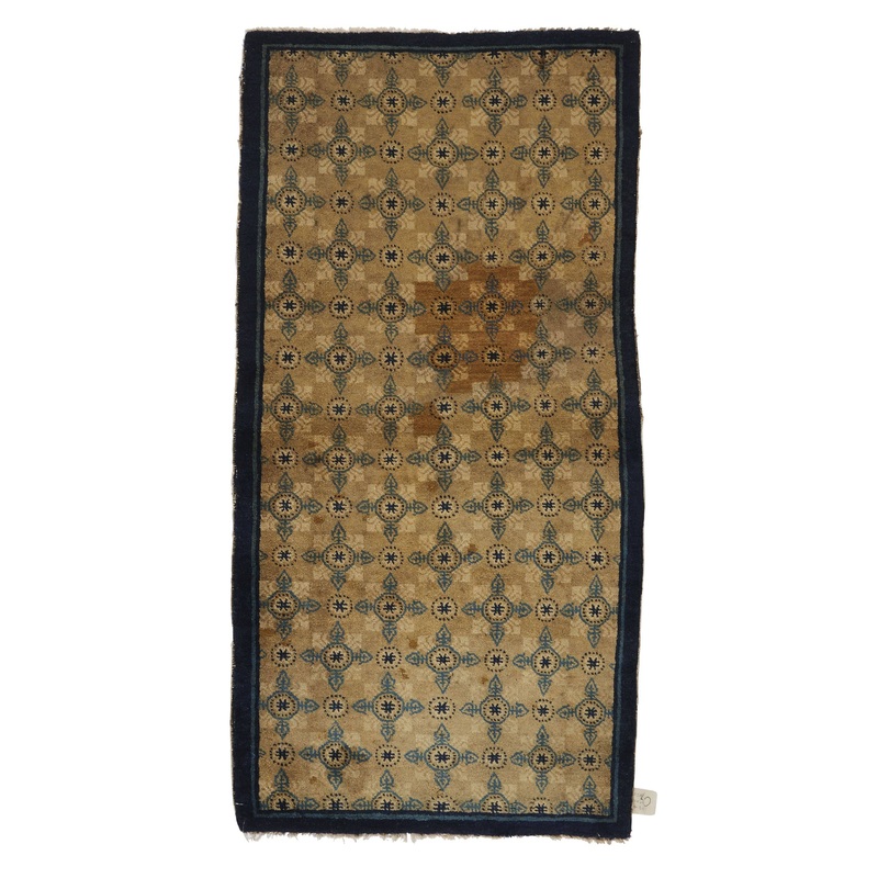 CHINESE PAO TOU BEIGE-BLUE 3 X 5