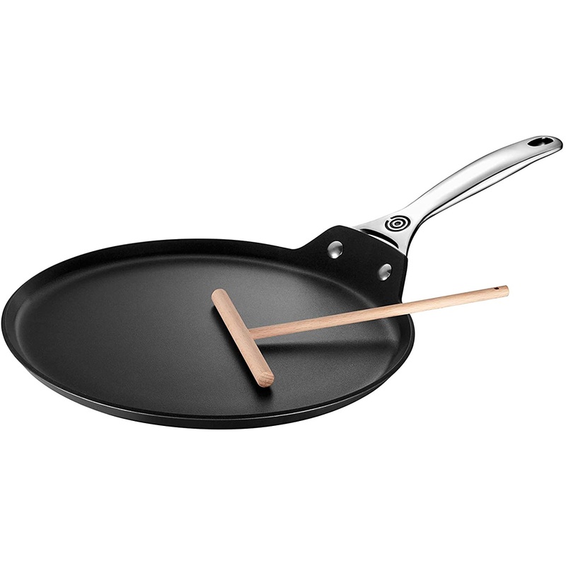 Le Creuset Toughened Nonstick PRO 11″ Crepe Pan with Rateau