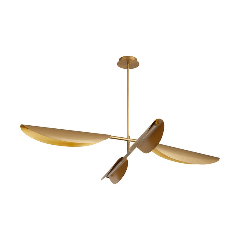 Oxygen 3-407 Pivot 4-lt 55″ LED Chandelier, CCT Selectable