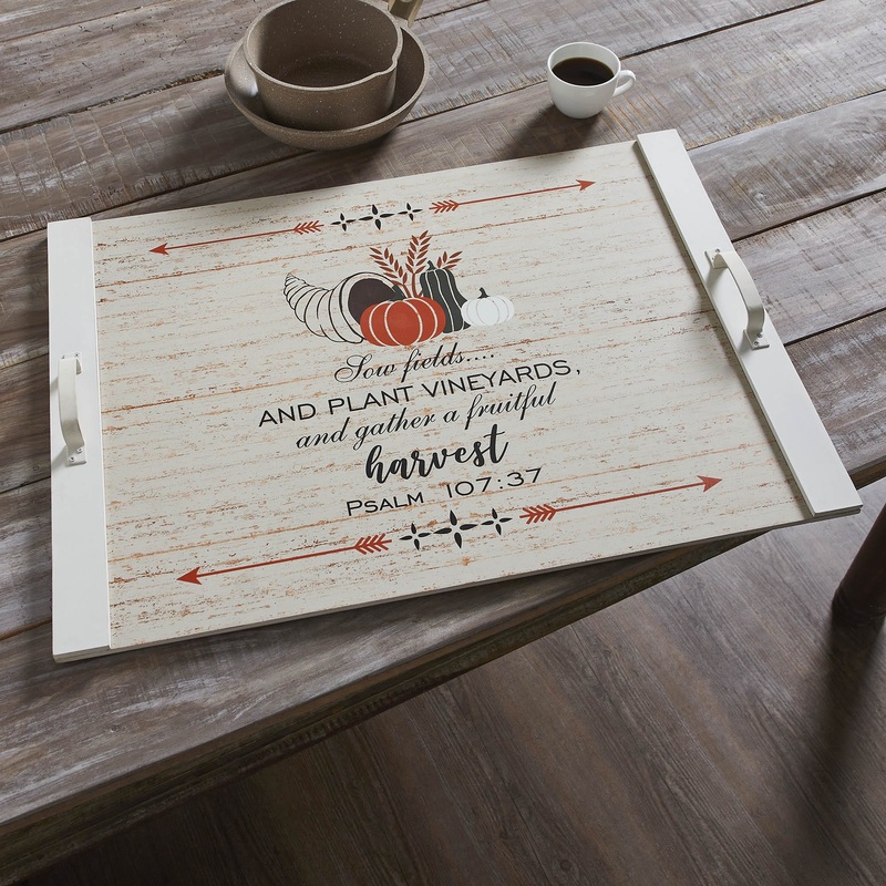 Psalm 107:37 Harvest Noodle Board 21.5×29.5