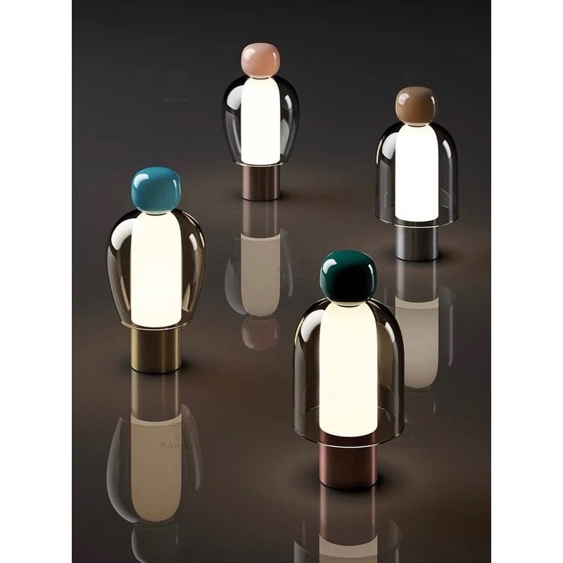Dimmable Portable Cute Whimsy Eclectic Modern Table Lamp