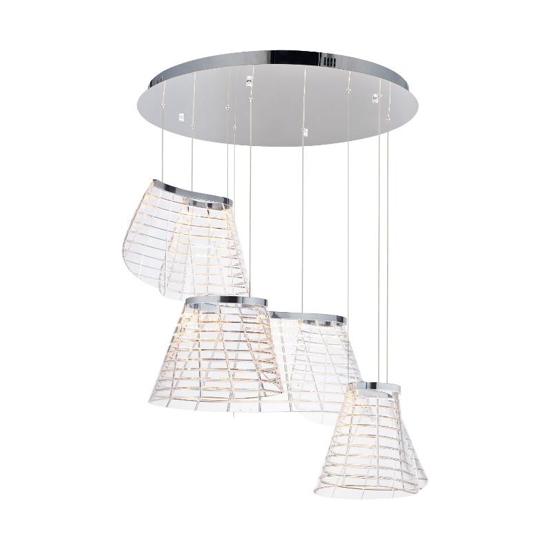 ET2 E24816 Tartan 3-lt 30″ LED Pendant, 3CCT Selectable