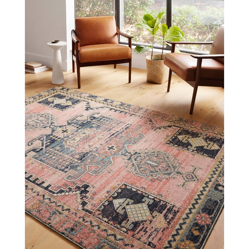 Loloi II Jocelyn Rug | Rose / Rose
