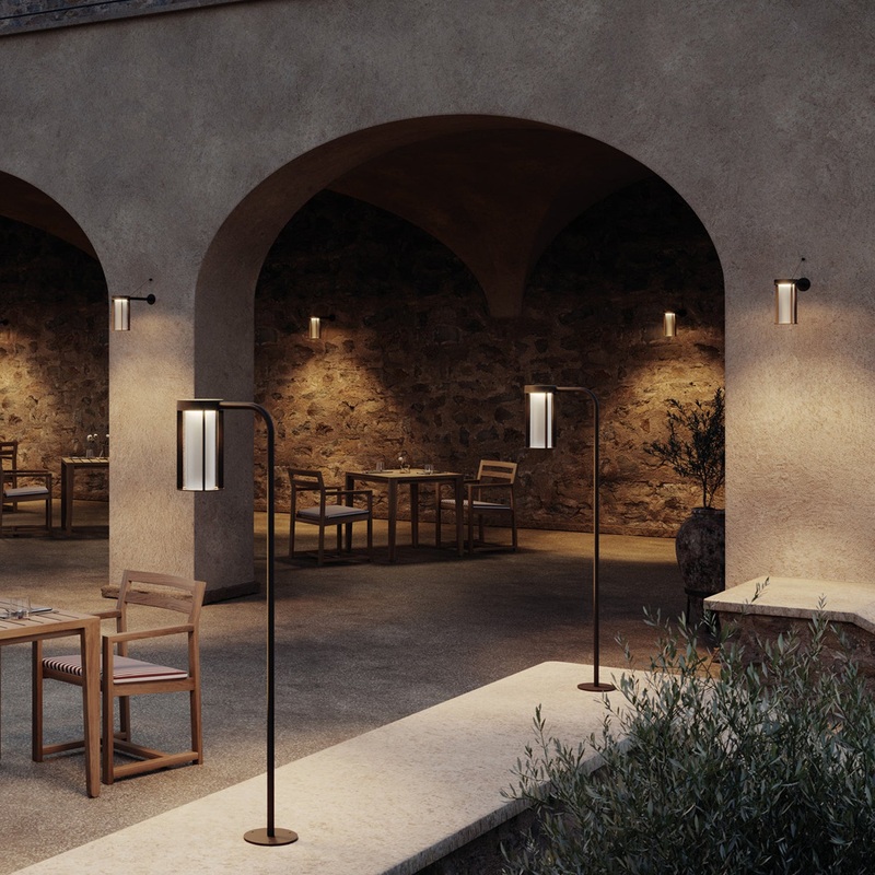 Lombardo Lula Up Bracket 150 Outdoor Wall Lamp
