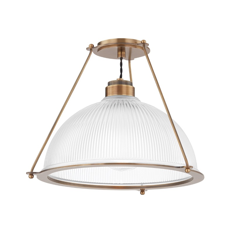 Troy C2118 Glint 1-lt 18″ Semi-Flush Mount