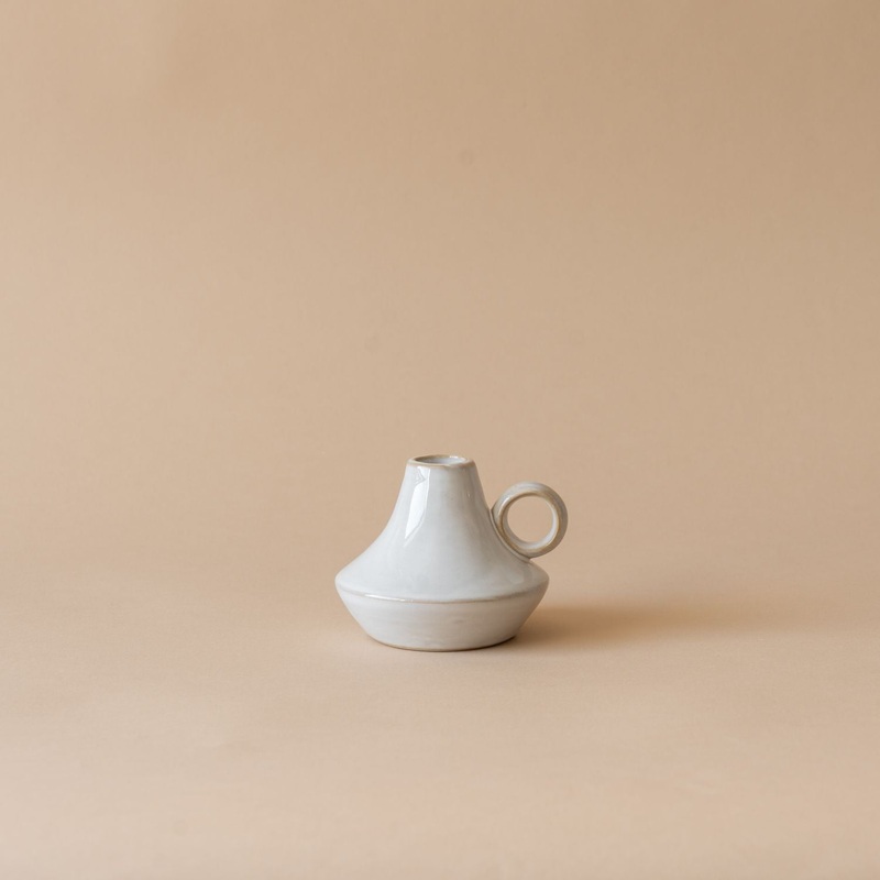Ceramic Peaked Candle Holder