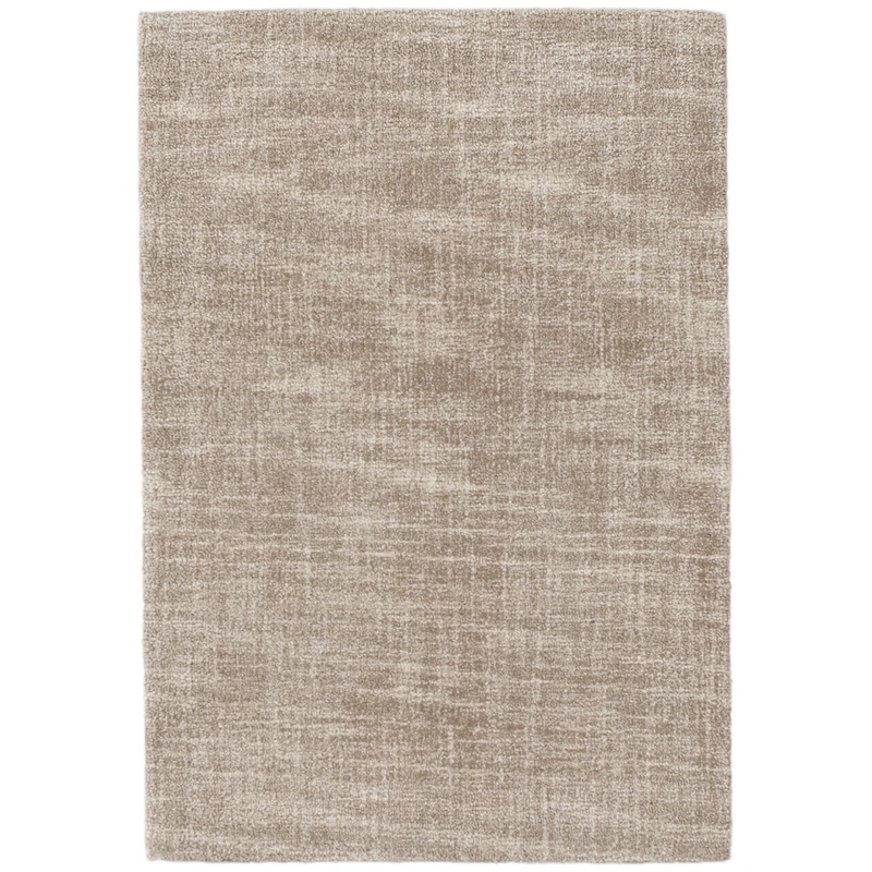 Crosshatch Hand Micro Hooked Wool Rug | Sand