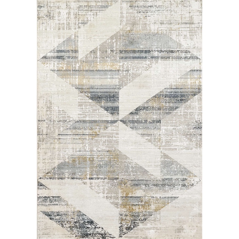 Dynamic QUARTZ 27072 Machine-Made Distressed Transitional Area Rug