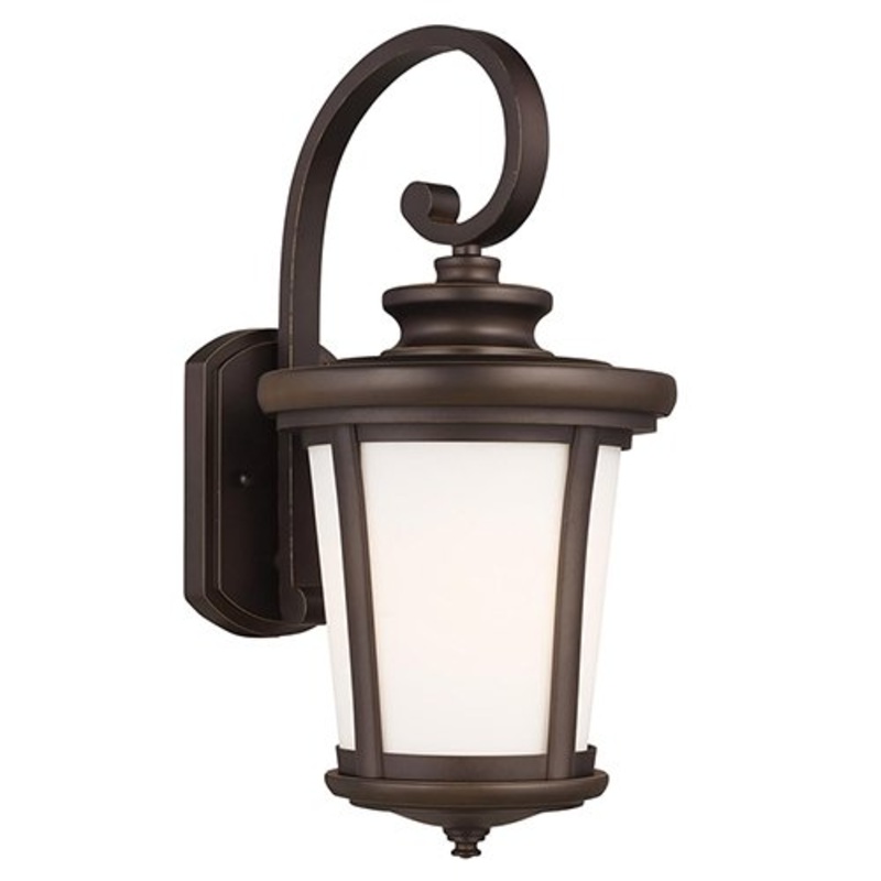 Generation 8719301EN3 Eddington 1-lt 10″ LED Outdoor Wall Lantern