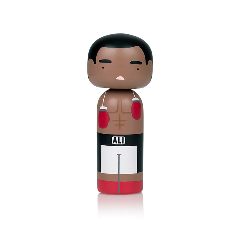 Lucie Kaas Kokeshi Doll – Muhammad Ali