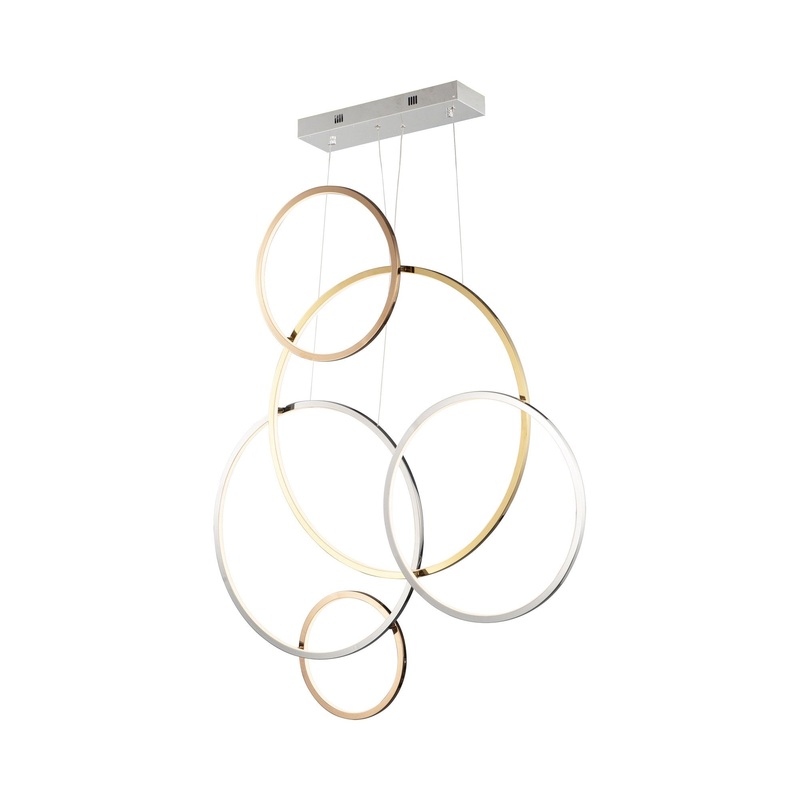 Union LED Multi-Light Pendant Light
