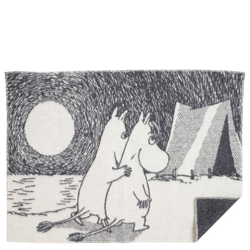Moomin Adventure ECO Lambswool Children’s Blanket, Black