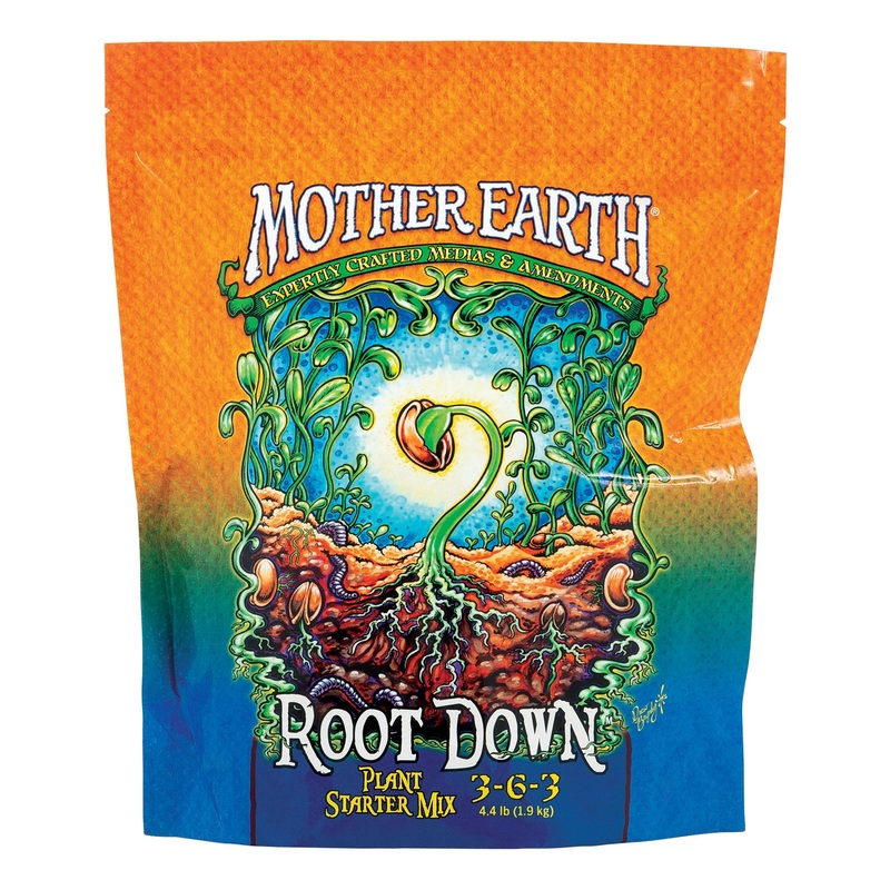 Mother Earth Root Down Plant Starter Mix 3-6-3
