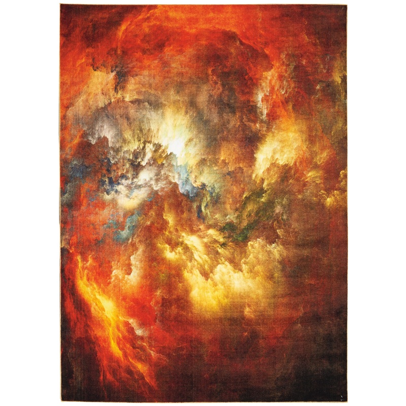 Nourison Le Reve 7’9″ x 9’9″ Red/Multicolor Modern Indoor Rug