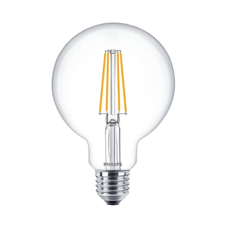 Philips Master Value LED Globe E27 G120 Clear – 806lm 2700K – Dimmable