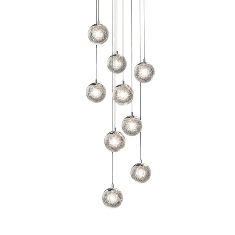 Sonneman 2964 Champagne Bubbles 9-lt 14″ Round LED Chandelier