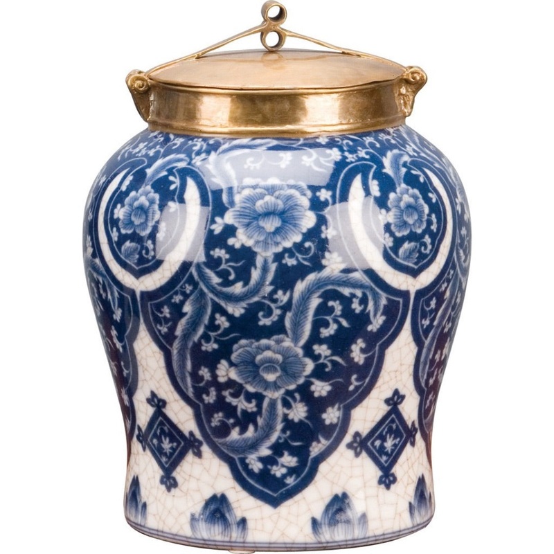 Warrior Jar with Bronze Lid