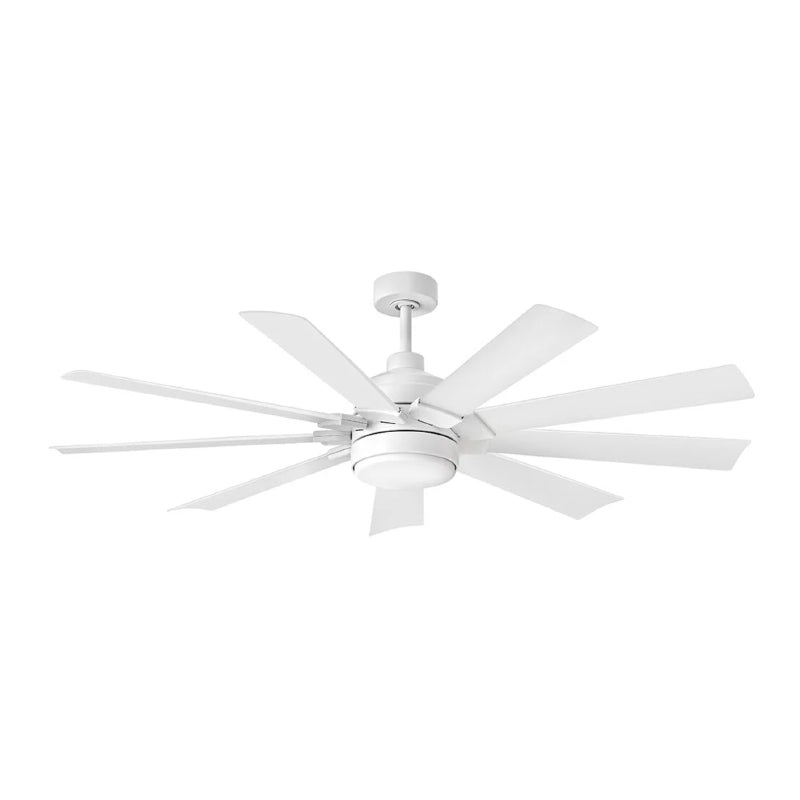 Hinkley 904260F-LWD Turbine 60″ Indoor/Outdoor Smart Ceiling Fan with LED Light Kit