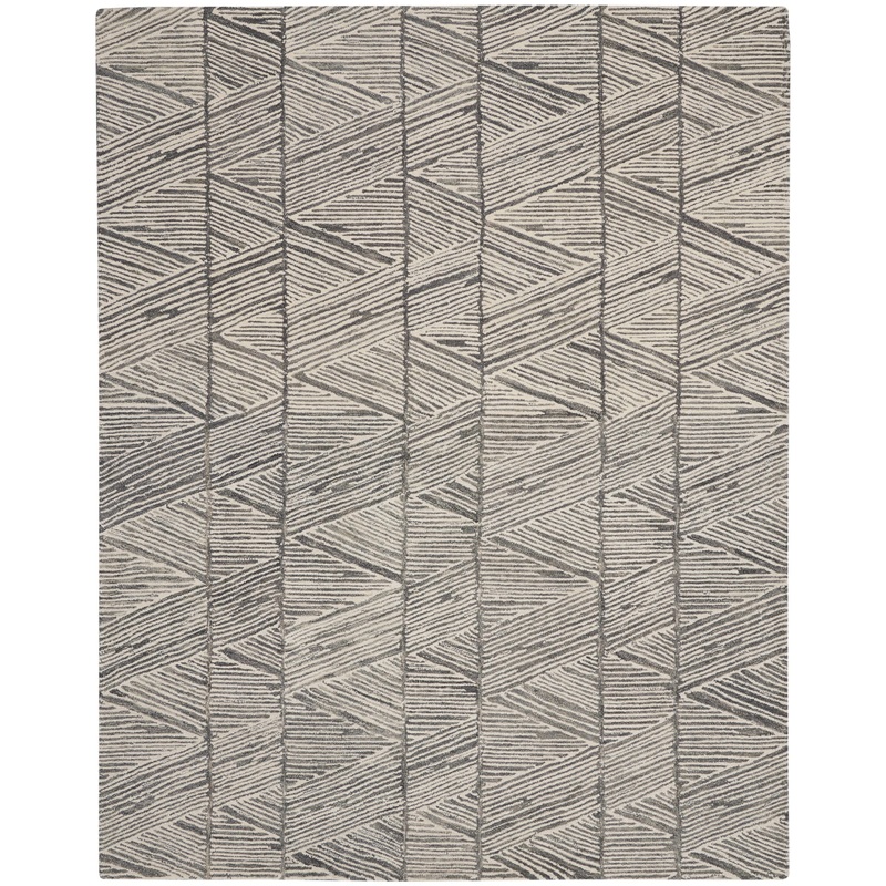 Nourison Colorado 8’3″ x 11’6″ Grey/White Modern Indoor Rug