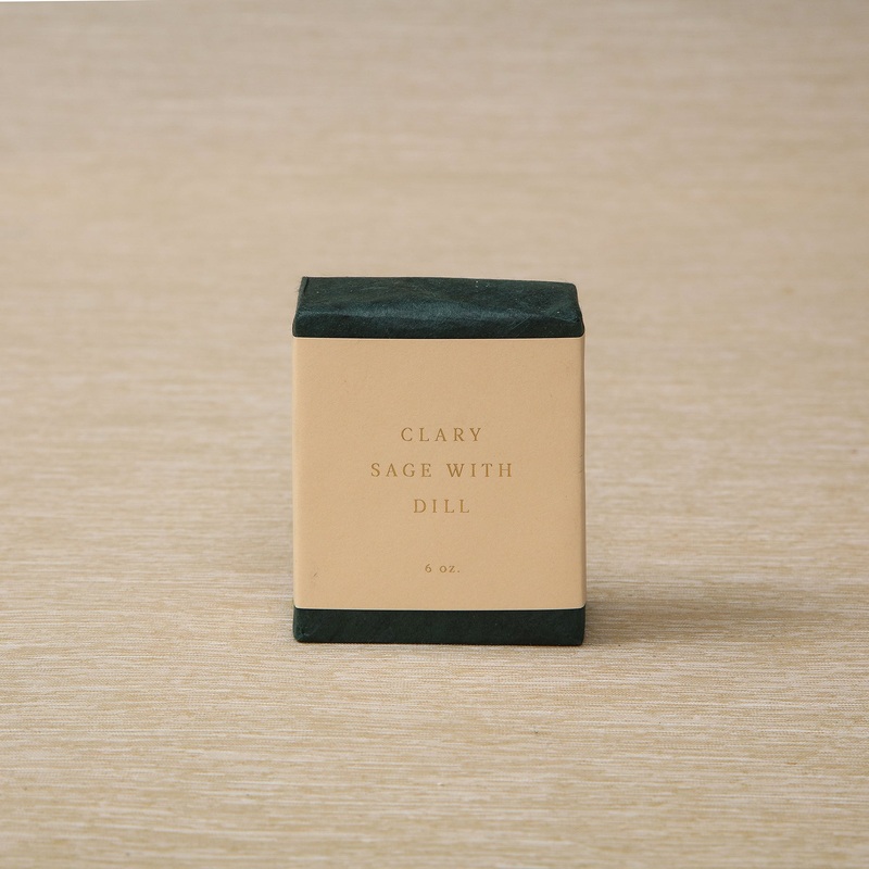 Handmade clary sage with dill soap, 6oz