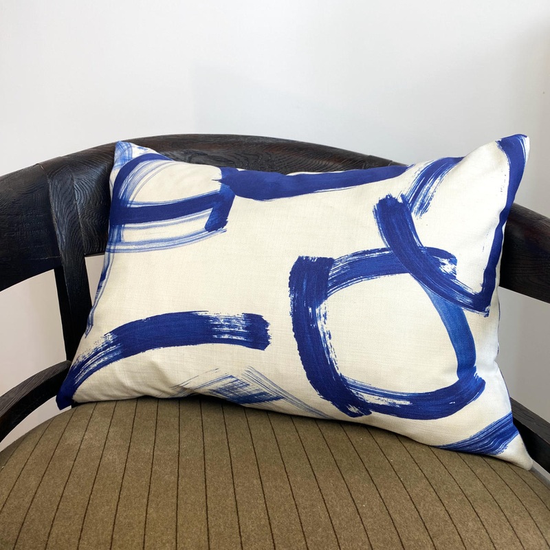 Ports Indigo Pillow