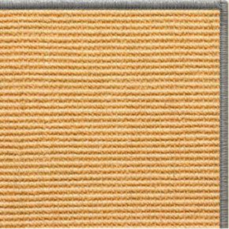 Tan Sisal Rug with Serged Border (Color 989)
