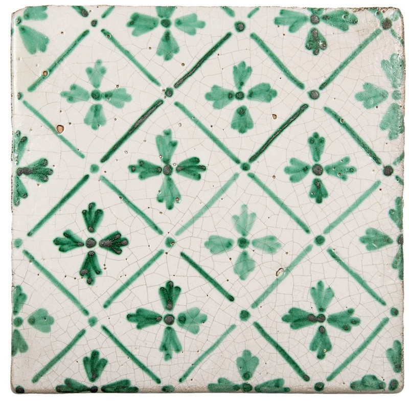ANTICA DERUTA: Hand Painted Ceramic Authentic Deruta Tile