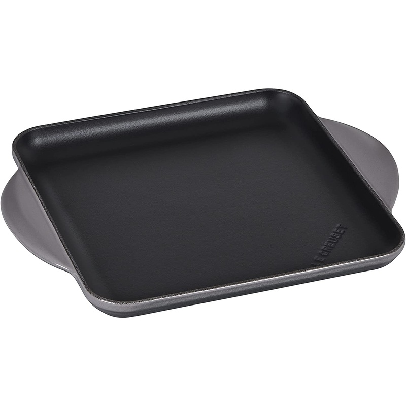 Le Creuset Enamaled Cast Iron Square Griddle, 9.5″