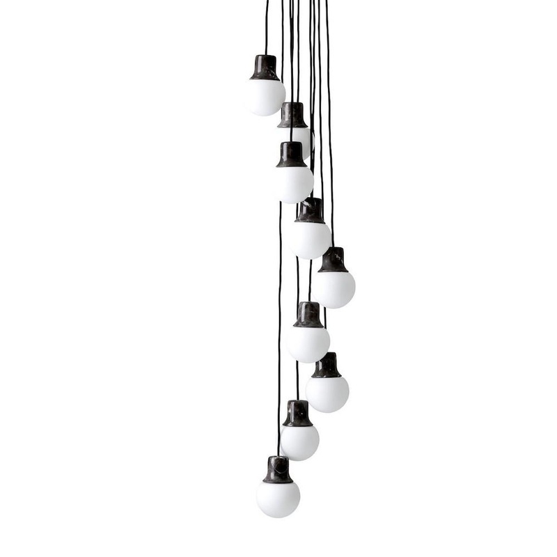 NA6 Mass Cluster of 9 Pendant Lights